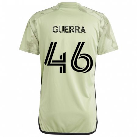 Kandiny Niño Camiseta Decarlo Guerra #46 Verde Claro 2ª Equipación 2024/25 La Camisa