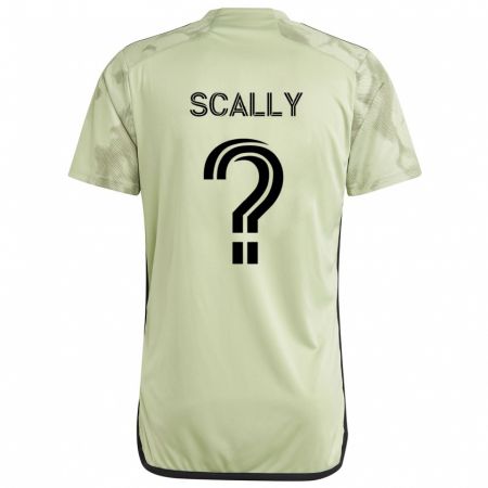 Kandiny Kinderen Ethan Scally #0 Licht Groen Uitshirt Uittenue 2024/25 T-Shirt