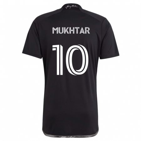 Kandiny Kinder Hany Mukhtar #10 Schwarz Auswärtstrikot Trikot 2024/25 T-Shirt Österreich