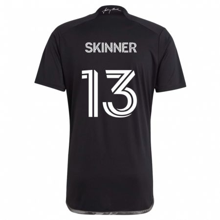 Kandiny Kinderen Joey Skinner #13 Zwart Uitshirt Uittenue 2024/25 T-Shirt