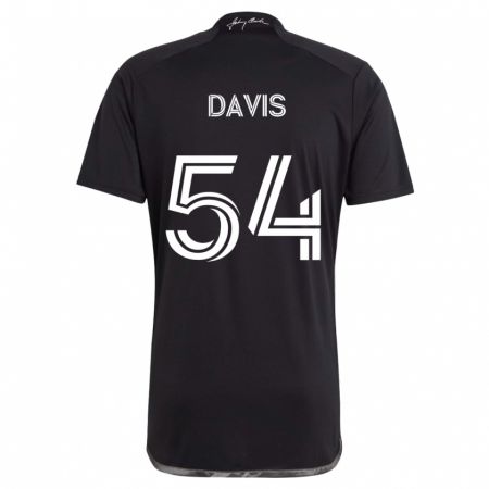 Kandiny Bambino Maglia Sean Davis #54 Nero Kit Gara Away 2024/25 Maglietta