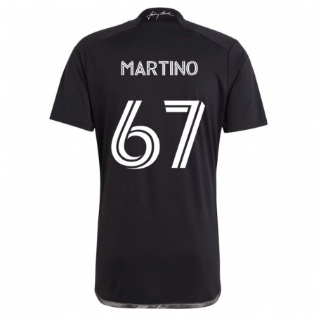 Kandiny Bambino Maglia Ben Martino #67 Nero Kit Gara Away 2024/25 Maglietta