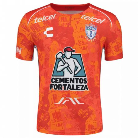 Kandiny Kinderen José Saldívar #186 Oranje Wit Uitshirt Uittenue 2024/25 T-Shirt