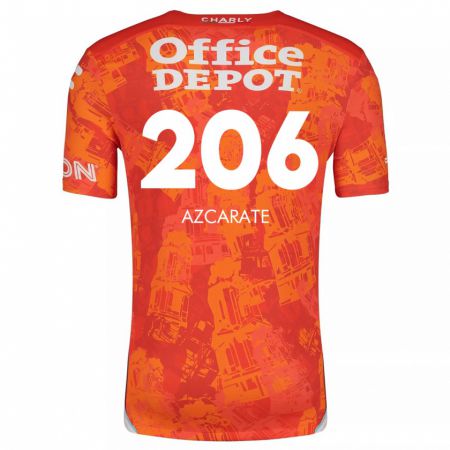 Kandiny Kinderen Yerar Azcárate #206 Oranje Wit Uitshirt Uittenue 2024/25 T-Shirt België