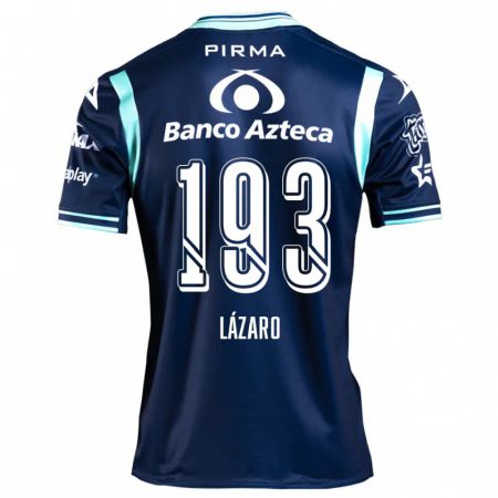 Kandiny Bambino Maglia Juan Lázaro #193 Blu Navy Kit Gara Away 2024/25 Maglietta