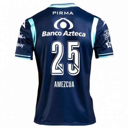 Kandiny Bambino Maglia Mariana Amezcua #25 Blu Navy Kit Gara Away 2024/25 Maglietta