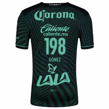 Kandiny Niño Camiseta Isaác Gómez #198 Verde Negro 2ª Equipación 2024/25 La Camisa