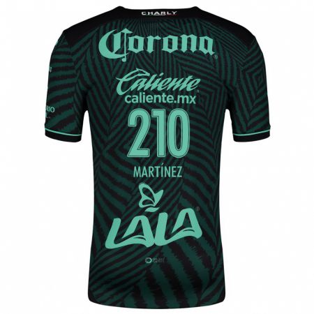 Kandiny Niño Camiseta André Martínez #210 Verde Negro 2ª Equipación 2024/25 La Camisa