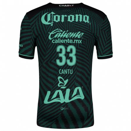 Kandiny Niño Camiseta Aida Cantú #33 Verde Negro 2ª Equipación 2024/25 La Camisa