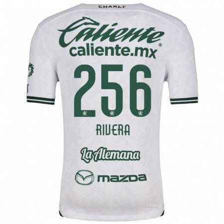 Kandiny Bambino Maglia Fernando Rivera #256 Bianco Verde Kit Gara Away 2024/25 Maglietta