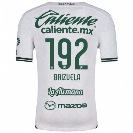 Kandiny Kinderen Juan Brizuela #192 Wit Groen Uitshirt Uittenue 2024/25 T-Shirt