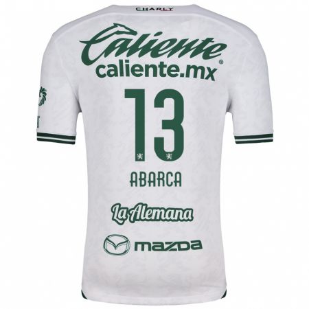 Kandiny Bambino Maglia Vidalia Abarca #13 Bianco Verde Kit Gara Away 2024/25 Maglietta