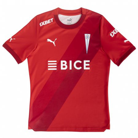 Kandiny Kinderen Brayan Rovira #16 Rood Wit Uitshirt Uittenue 2024/25 T-Shirt