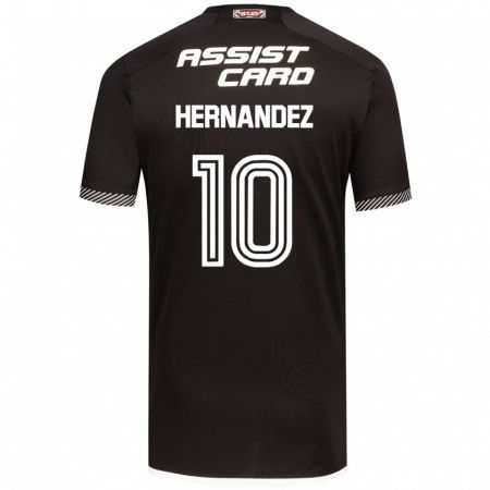 Kandiny Kinder Leandro Hernández #10 Schwarz-Weiss Auswärtstrikot Trikot 2024/25 T-Shirt Österreich