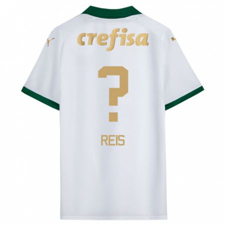 Kandiny Bambino Maglia Vitor Reis #0 Bianco Verde Kit Gara Away 2024/25 Maglietta