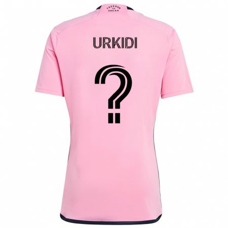 Kandiny Hombre Camiseta Ian Urkidi #0 Rosa 1ª Equipación 2024/25 La Camisa