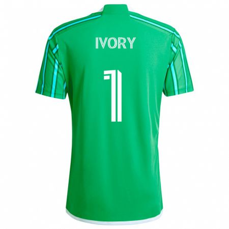 Kandiny Hombre Camiseta Laurel Ivory #1 Verde Blanco 1ª Equipación 2024/25 La Camisa