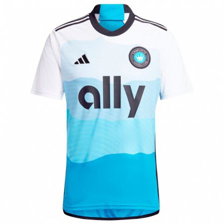 Kandiny Heren Adrian Renteria #0 Blauw Wit Thuisshirt Thuistenue 2024/25 T-Shirt