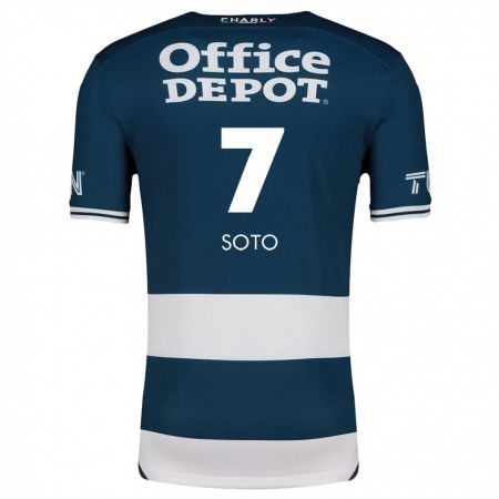 Kandiny Uomo Maglia Alice Soto #7 Blu Bianco Kit Gara Home 2024/25 Maglietta