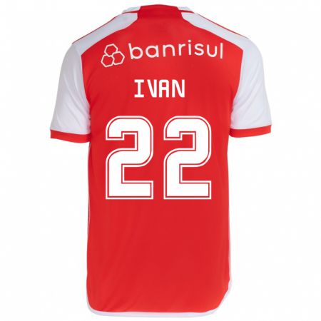 Kandiny Heren Ivan #22 Rood Wit Thuisshirt Thuistenue 2024/25 T-Shirt België