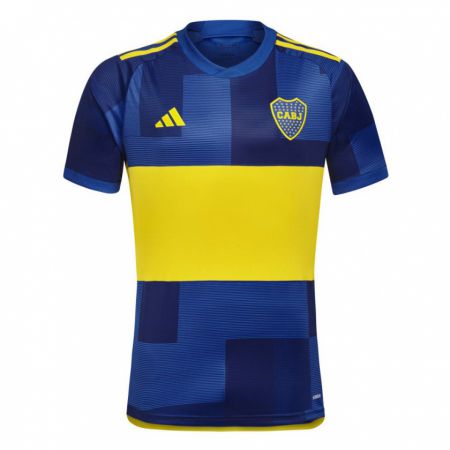 Kandiny Hombre Camiseta Aaron Molinas #16 Azul Amarillo 1ª Equipación 2024/25 La Camisa México