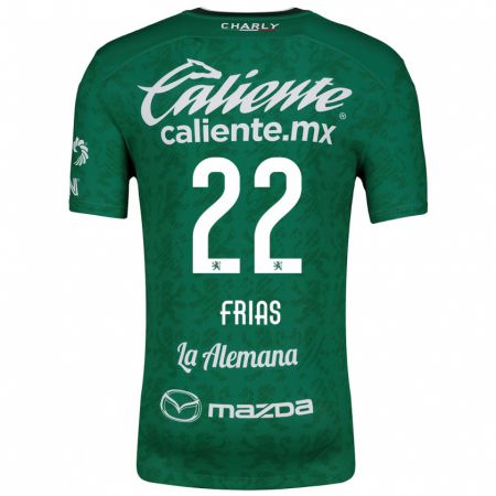 Kandiny Heren Adonis Frías #22 Groen Wit Thuisshirt Thuistenue 2024/25 T-Shirt