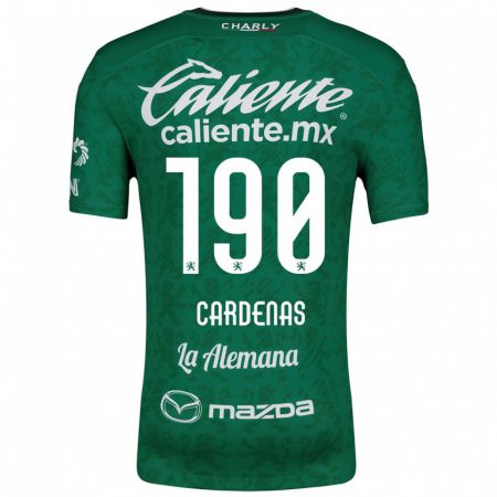 Kandiny Heren Emilio Cárdenas #190 Groen Wit Thuisshirt Thuistenue 2024/25 T-Shirt België