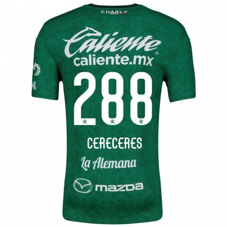 Kandiny Heren Thomas Cereceres #288 Groen Wit Thuisshirt Thuistenue 2024/25 T-Shirt België