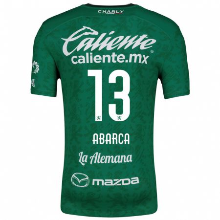 Kandiny Uomo Maglia Vidalia Abarca #13 Verde Bianco Kit Gara Home 2024/25 Maglietta