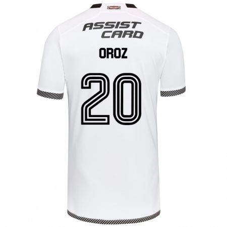 Kandiny Uomo Maglia Alexander Oroz #20 Bianco Nero Kit Gara Home 2024/25 Maglietta