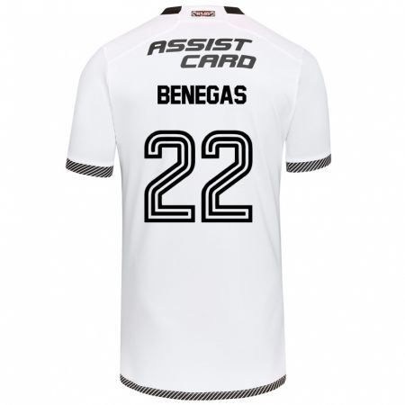 Kandiny Uomo Maglia Leandro Benegas #22 Bianco Nero Kit Gara Home 2024/25 Maglietta