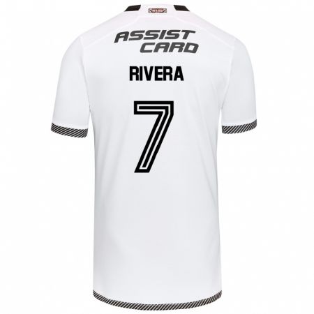 Kandiny Herren Francisco Rivera #7 Weiß Schwarz Heimtrikot Trikot 2024/25 T-Shirt Österreich