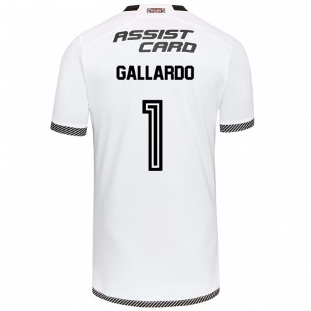 Kandiny Uomo Maglia Alexia Gallardo #1 Bianco Nero Kit Gara Home 2024/25 Maglietta