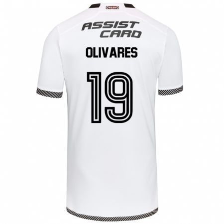 Kandiny Uomo Maglia Michelle Olivares #19 Bianco Nero Kit Gara Home 2024/25 Maglietta