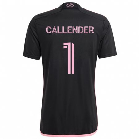 Kandiny Hombre Camiseta Drake Callender #1 Negro 2ª Equipación 2024/25 La Camisa