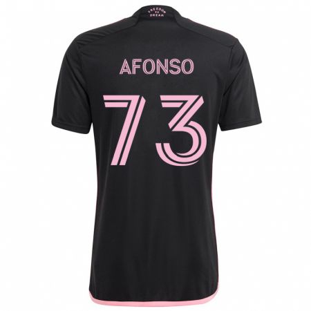 Kandiny Heren Leo Afonso #73 Zwart Uitshirt Uittenue 2024/25 T-Shirt