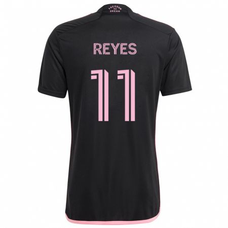 Kandiny Heren Dairon Reyes #11 Zwart Uitshirt Uittenue 2024/25 T-Shirt