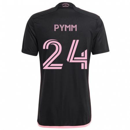 Kandiny Hombre Camiseta Jack Pymm #24 Negro 2ª Equipación 2024/25 La Camisa