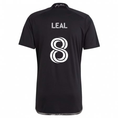 Kandiny Uomo Maglia Randall Leal #8 Nero Kit Gara Away 2024/25 Maglietta