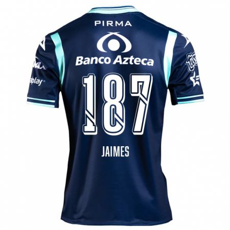 Kandiny Hombre Camiseta Tristhan Jaimes #187 Azul Marino 2ª Equipación 2024/25 La Camisa