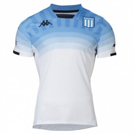 Kandiny Hombre Camiseta Su Nombre #0 Blanco Azul Negro 2ª Equipación 2024/25 La Camisa