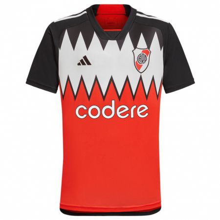 Kandiny Heren Giuliana Anabel González Ranzuglia #13 Rood Zwart Wit Uitshirt Uittenue 2024/25 T-Shirt