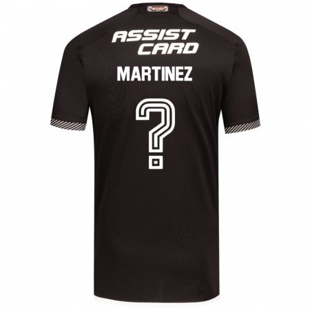 Kandiny Uomo Maglia Iván Martínez #0 Nero Bianco Kit Gara Away 2024/25 Maglietta