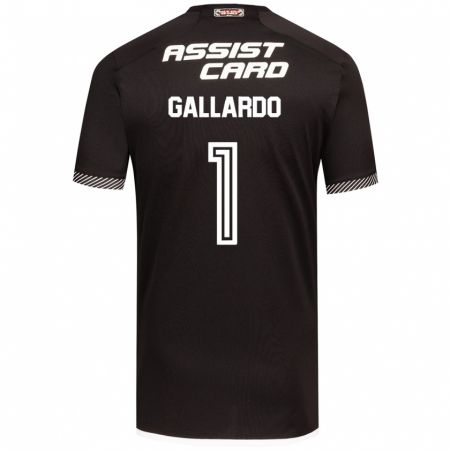 Kandiny Herren Alexia Gallardo #1 Schwarz-Weiss Auswärtstrikot Trikot 2024/25 T-Shirt Österreich