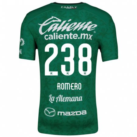 Kandiny Dames Paulo Romero #238 Groen Wit Thuisshirt Thuistenue 2024/25 T-Shirt