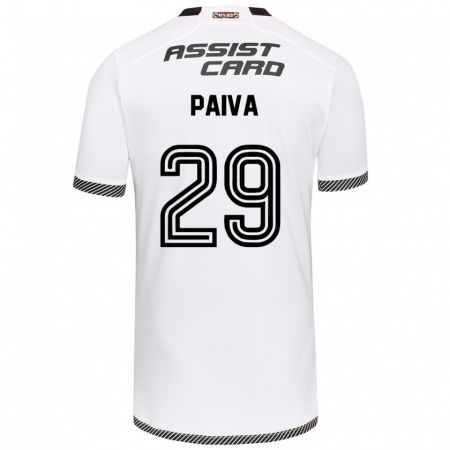 Kandiny Dames Guillermo Paiva #29 Wit Zwart Thuisshirt Thuistenue 2024/25 T-Shirt België