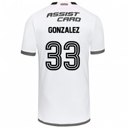 Kandiny Dames Ramiro González #33 Wit Zwart Thuisshirt Thuistenue 2024/25 T-Shirt