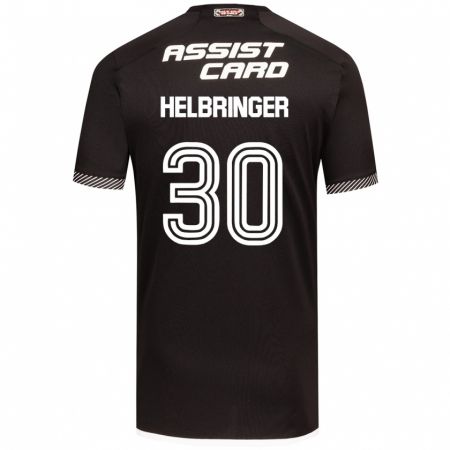 Kandiny Donna Maglia Aixa Helbringer #30 Nero Bianco Kit Gara Away 2024/25 Maglietta