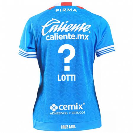 Kandiny Niño Camiseta Augusto Lotti #0 Cielo Azul 1ª Equipación 2024/25 La Camisa México