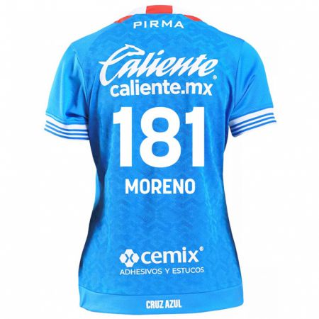 Kandiny Bambino Maglia Roberto Moreno #181 Cielo Blu Kit Gara Home 2024/25 Maglietta